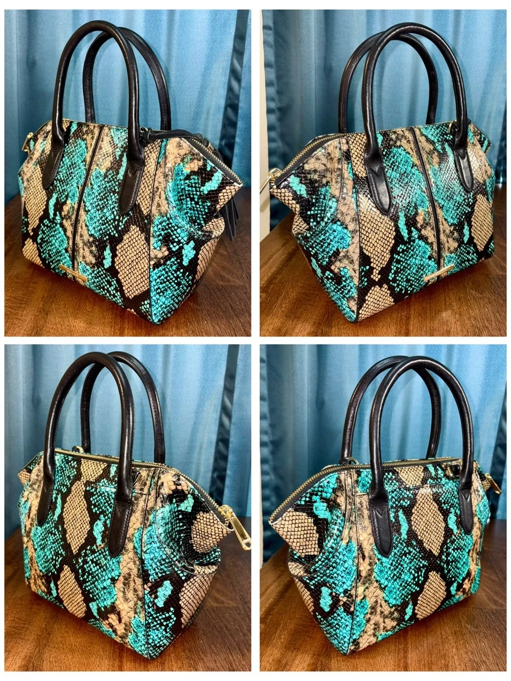 Brahmin GUC Mini Camila - Bird of Paradise Frontera - Suede Tassels - Wing Sides
